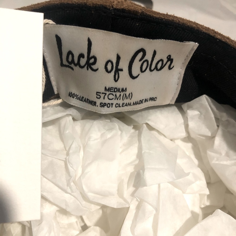 Lack Of Color Lola Brown Suede Two Toned Hat. NWT! Sz M (57cm) - Picture 8 of 12